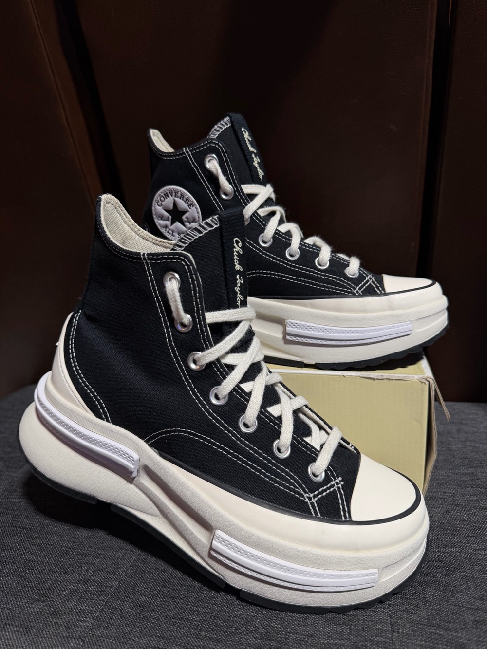 Converse Run Star Legacy CX Chuck Taylor Black Platform Sneakers Women’s 7.5
